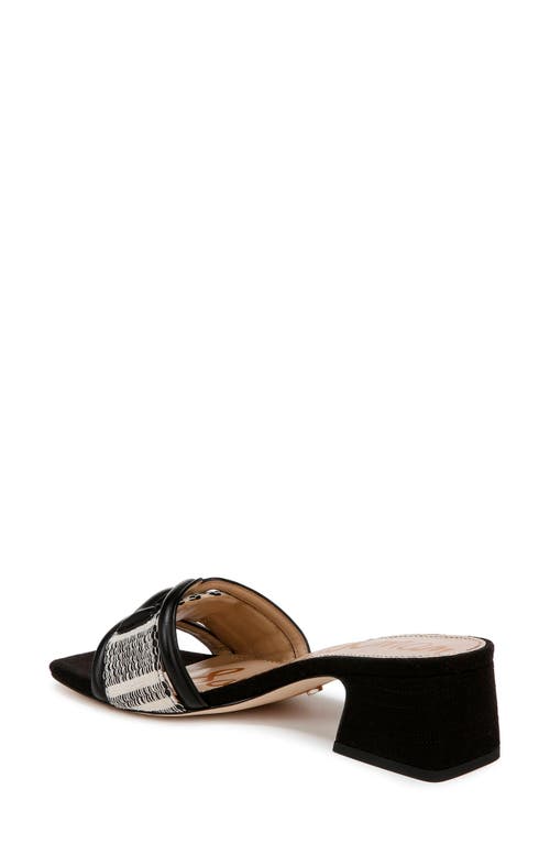 Shop Sam Edelman Waylon Slide Sandal In Black/natural