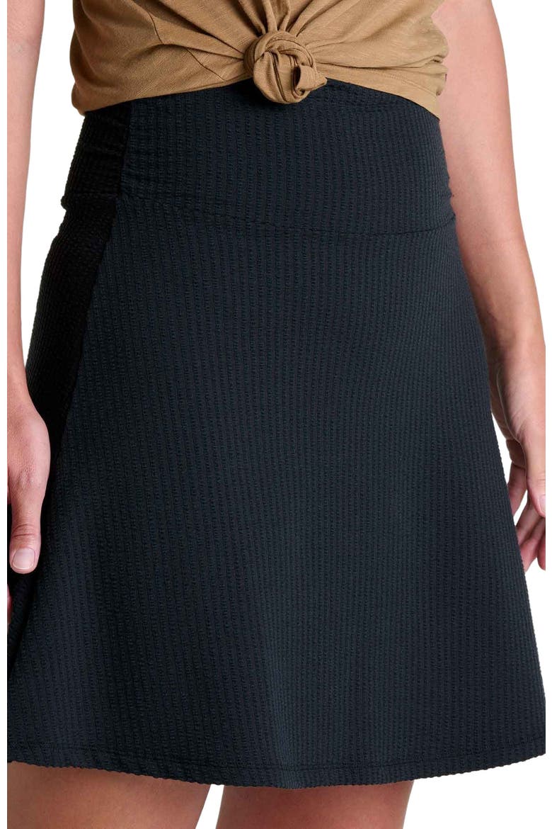 Chaka Skirt, Alternate, color, Black Texture