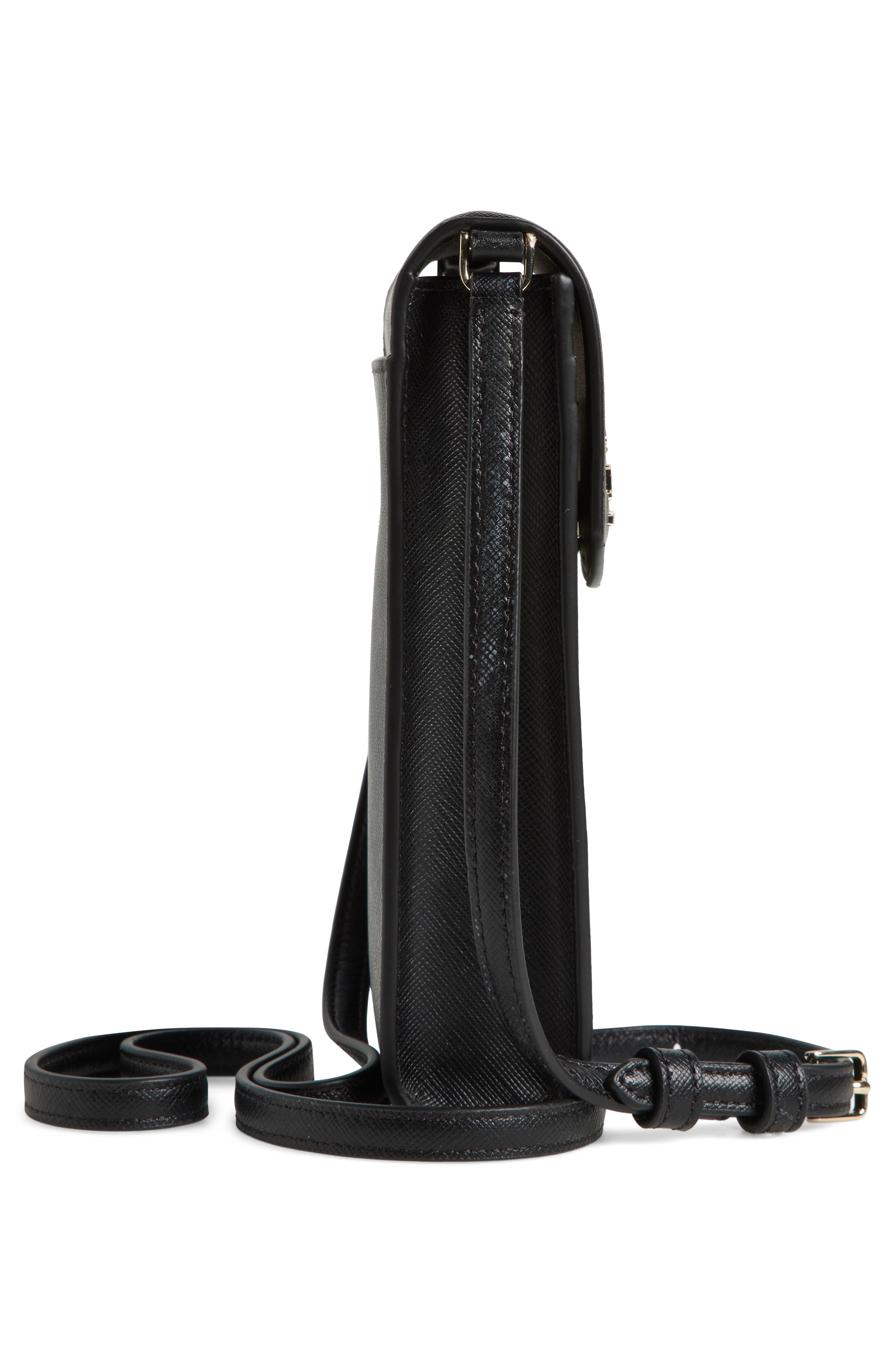 Kate Spade New York staci north south flap phone case, Alternate, color, 