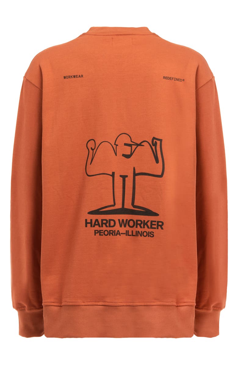 CAT WWR Muscles Graphic Sweatshirt, Alternate, color, 