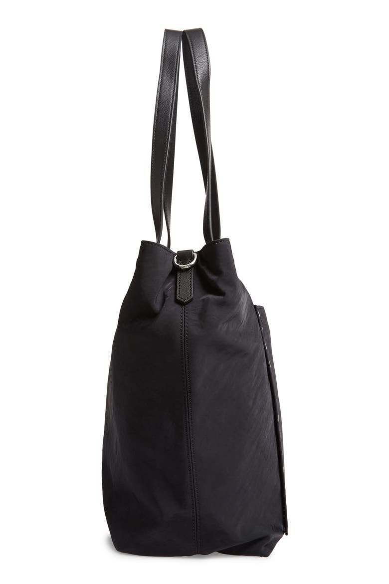 Logan Studded Nylon Baby Tote, Alternate, color, BLACK