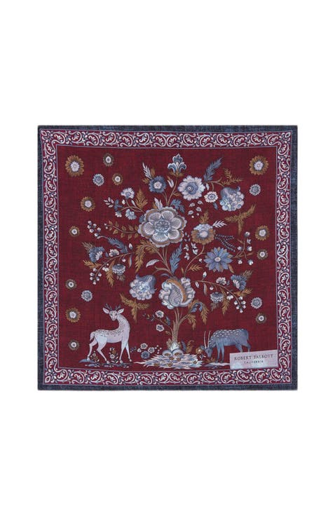 Collins Garden Double Print Pocket Square