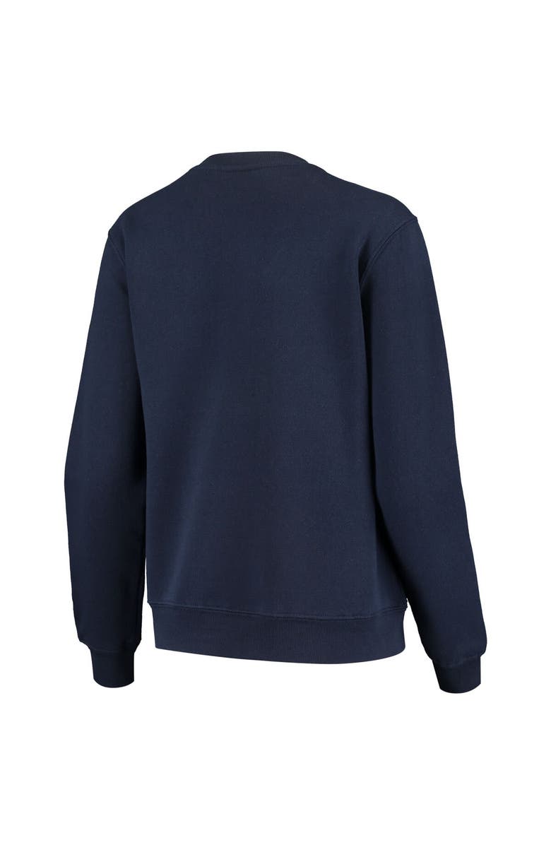 COLOSSEUM Women's Colosseum Navy West Virginia Mountaineers Campanile Pullover Sweatshirt, Alternate, color, Navy