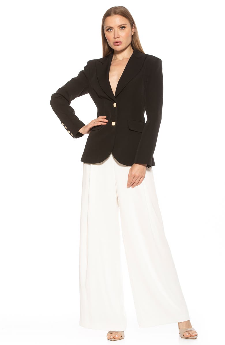Alexia Admor Jessica Peak Lapel Blazer, Alternate, color,