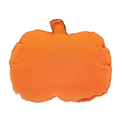 C & F Home C&f Home Jack O' Lantern Pumpkin Shaped Halloween Hooked Accent Throw Pillow 16" X 18" In Orange