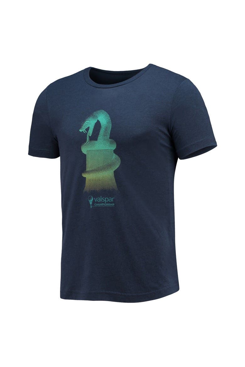 Men's Ahead Navy Valspar Championship Snake Tri-Blend T-Shirt, Alternate, color, Navy