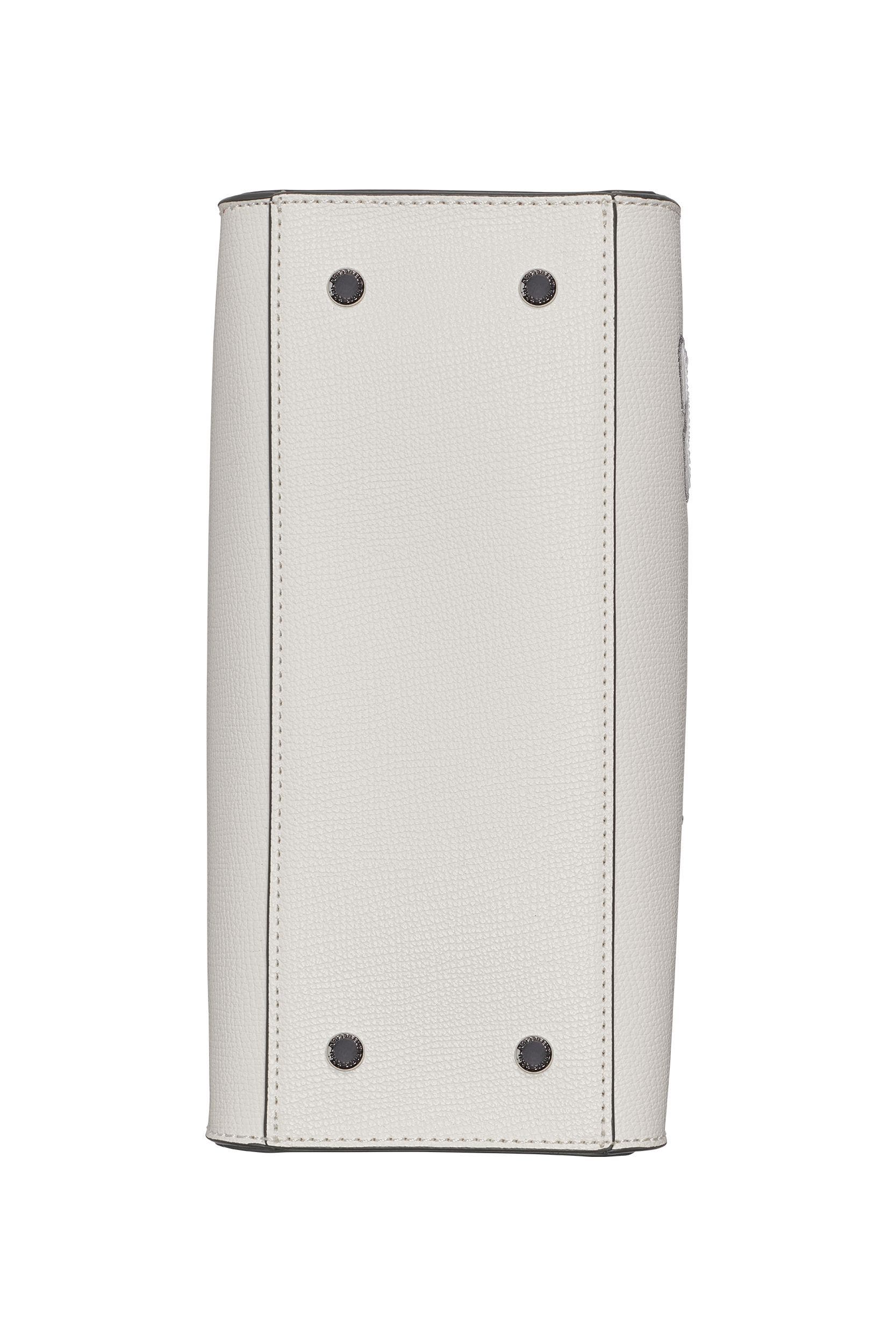 Maybelle Pins+Rhinestones Satchel, Alternate, color, Winter White/Silver
