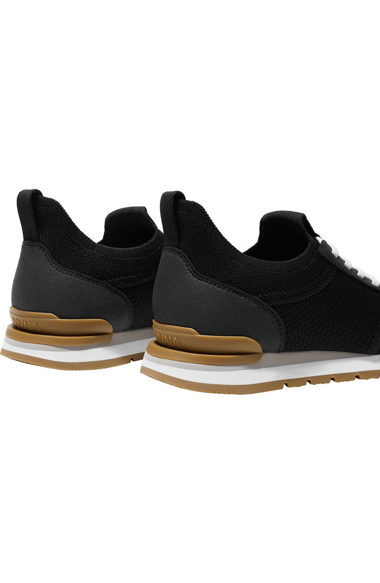 VIVAIA Mix-Texture Slip-On Sneakers, Alternate, color, Black