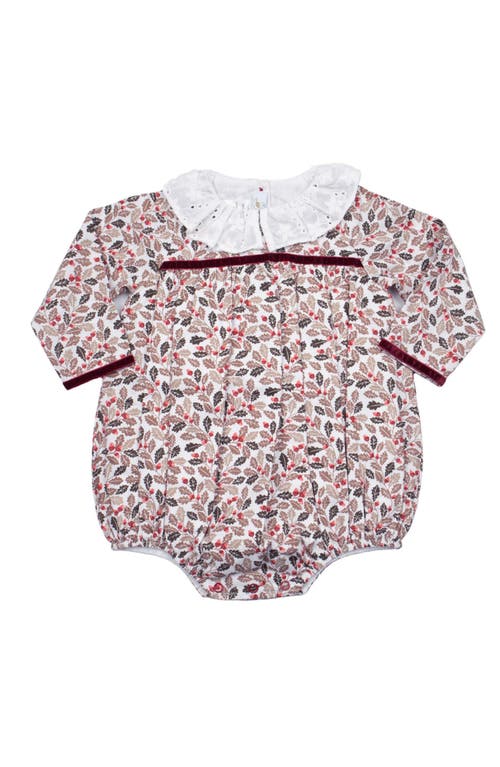 Cuclie Babies'  Fall Acorns Bubble Romper In Multi