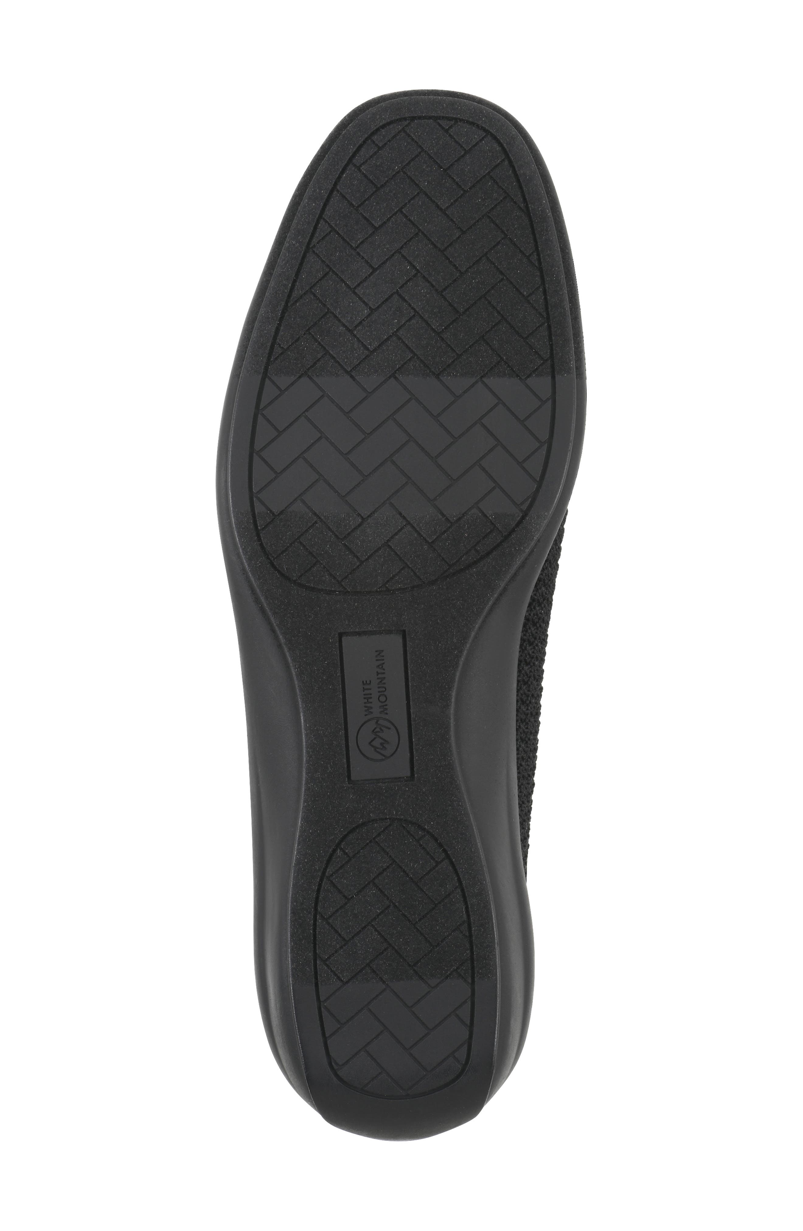 White Mountain Footwear Florian Ballet Flat, Alternate, color, Black Fabric