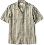 Lucky Brand Jeans Big & Tall  Linen-Blend Camp Shirt