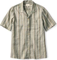 Lucky Brand Jeans Big & Tall  Linen-Blend Camp Shirt