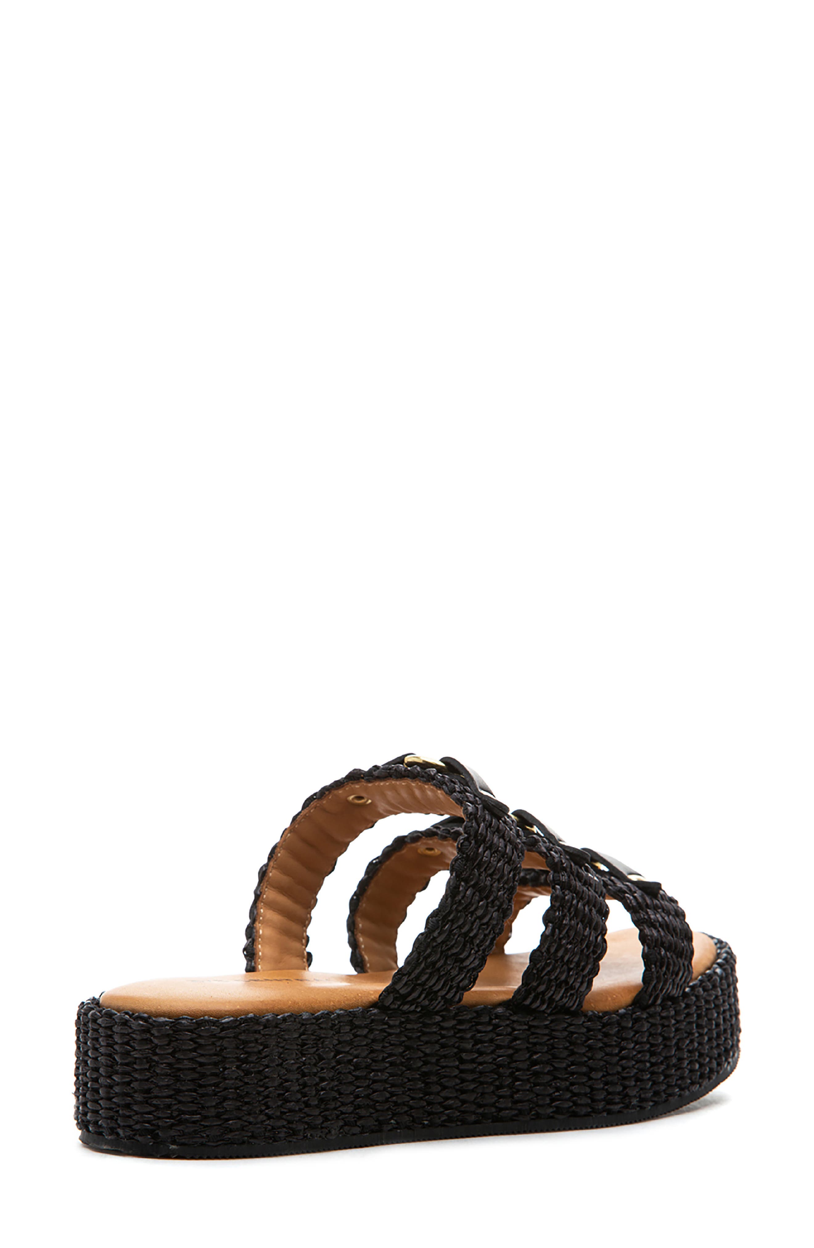275 Central Sophia Platform Sandal, Alternate, color, Black