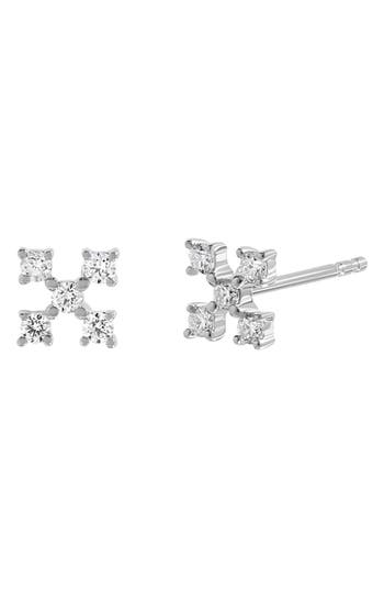Bony Levy 18k White Gold Diamond Stud Earrings In 18k White Gold