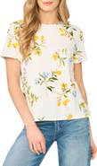 Ted Baker Lemon Floral Jersey T-Shirt