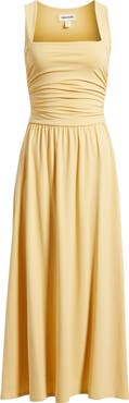Open Edit Square Neck Maxi Dress