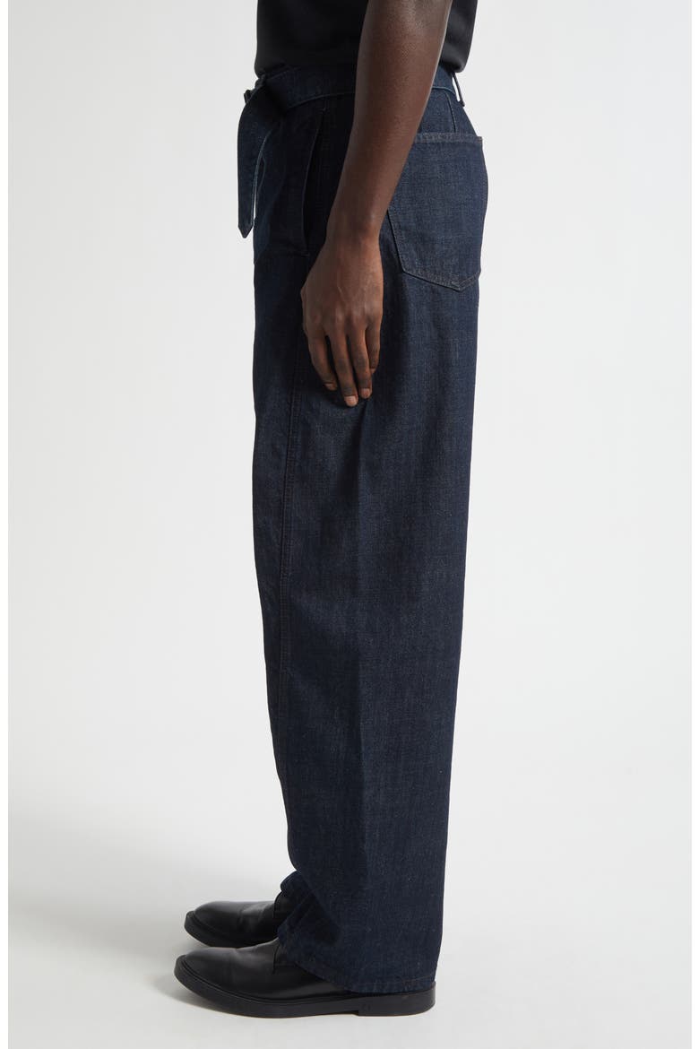 Twisted Belted Jeans, Alternate, color, DENIM INDIGO