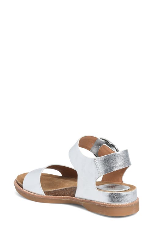 Söfft Bali Sandal In Silver