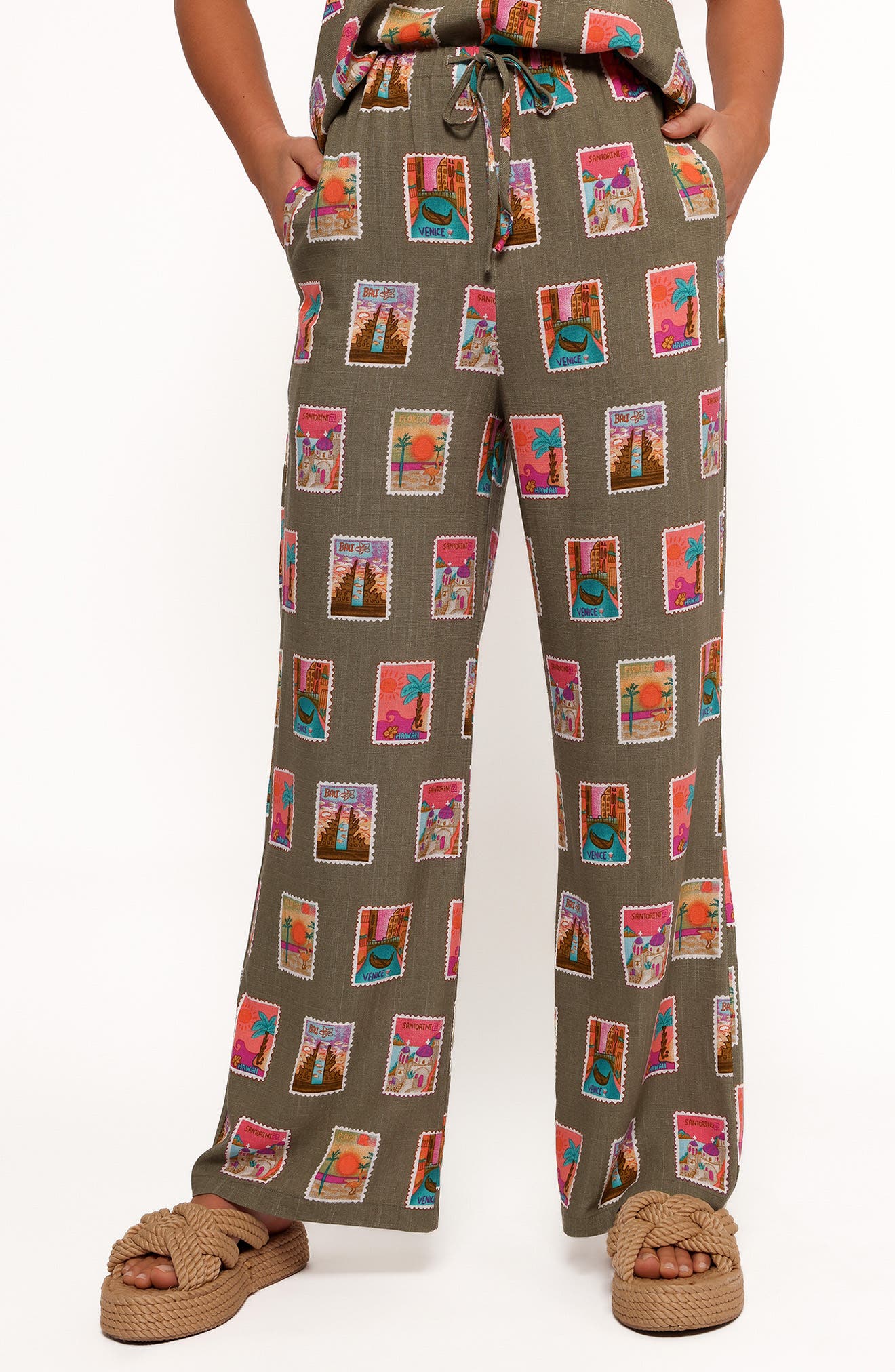 selected OLIVE PRINT