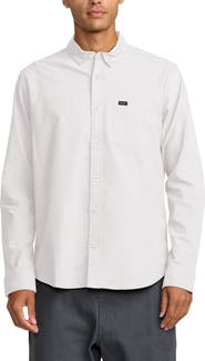 RVCA That'll Do Stretch Cotton Blend Button-Down Shirt