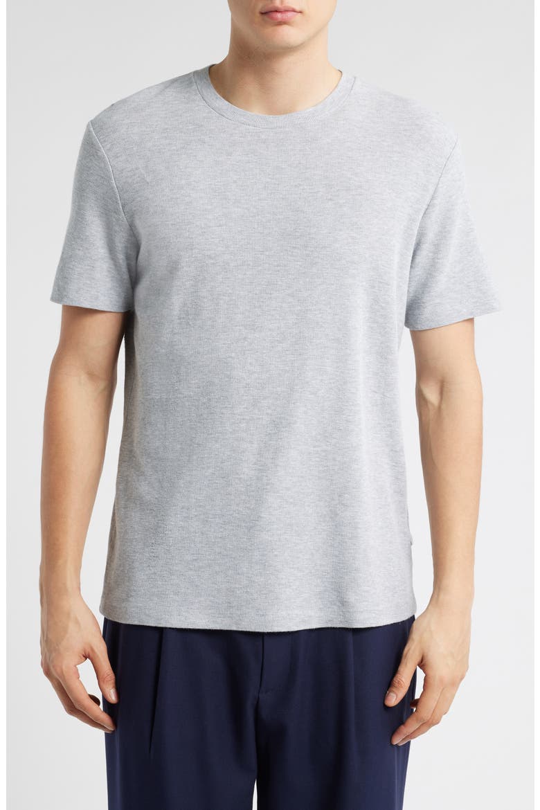 Clive Cotton Blend T-Shirt, Main, color, GREY MEL.ANGE