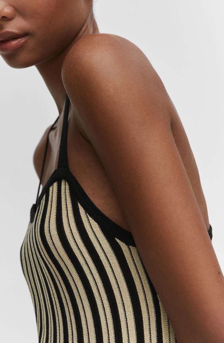 MANGO Stripe Jersey Sweater Dress, Alternate, color,