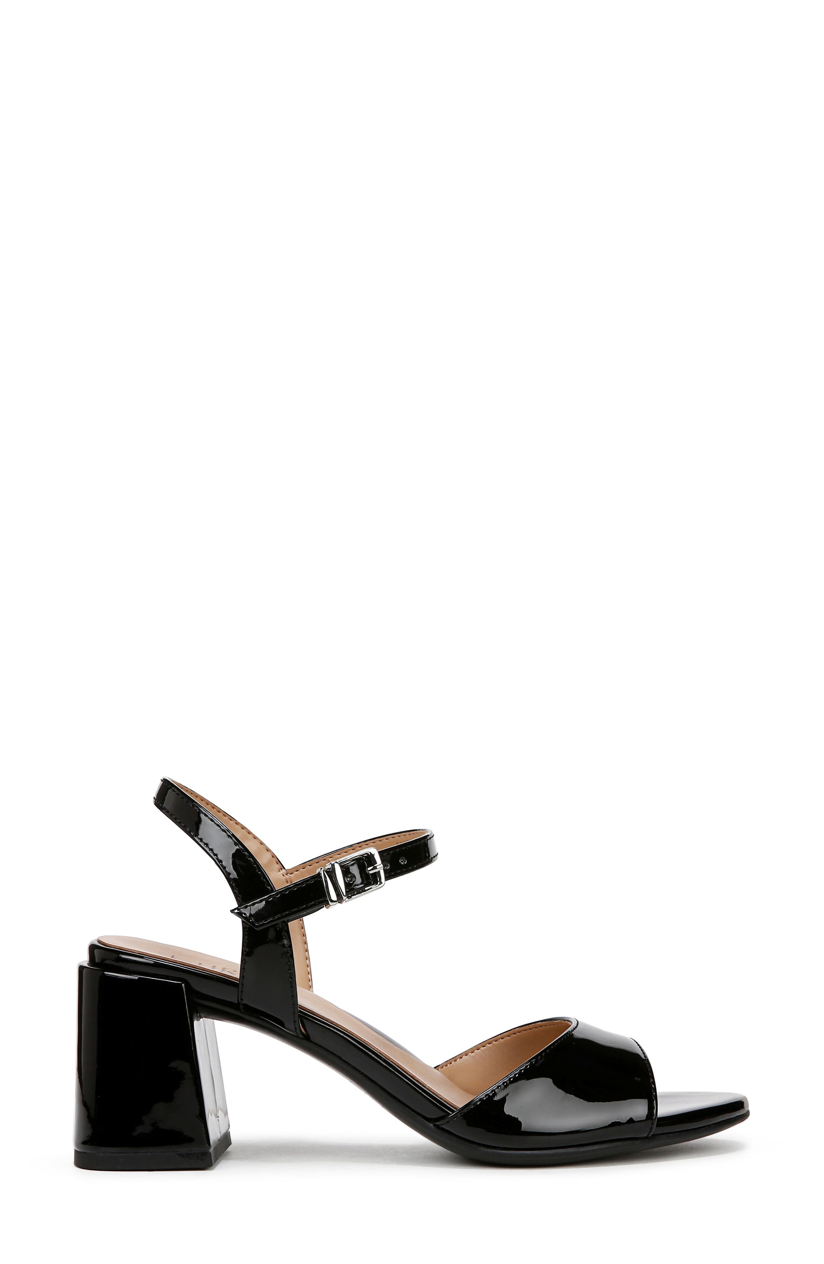 Naturalizer Daisy Block Heel Sandal, Alternate, color, Black