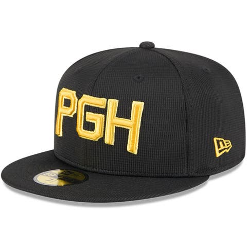 Men's New Era Black Pittsburgh Pirates City Connect Batting Practice 59FIFTY Fitted Hat