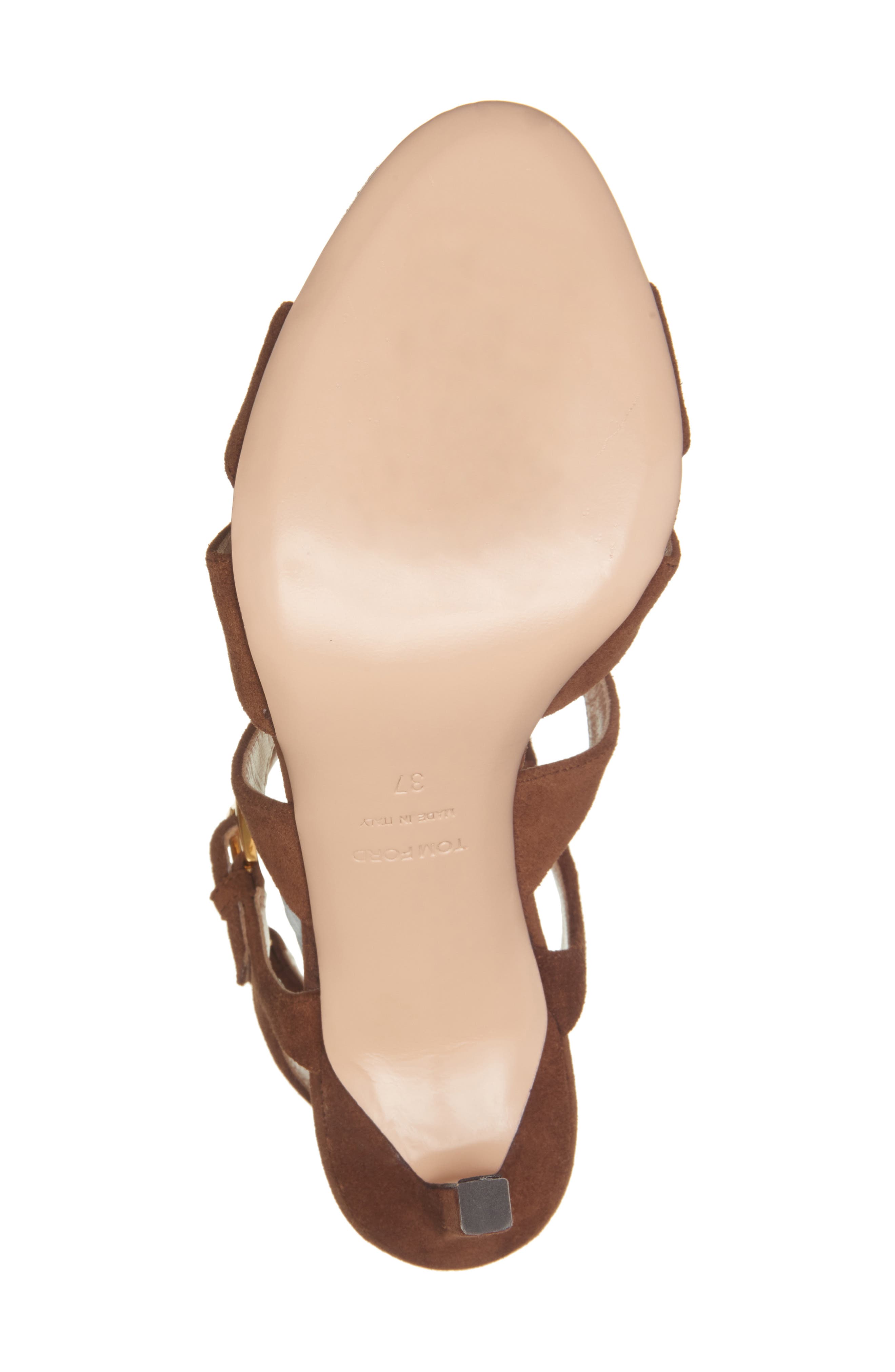 TOM FORD Paradis Cage Sandal, Alternate, color, 1B039 Dark Whisky