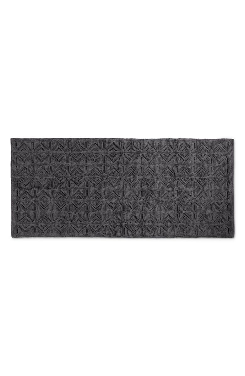 Coyuchi Mosaic Canyon Organic Cotton Bath Essentials, Main, color, Slate W/Pavement