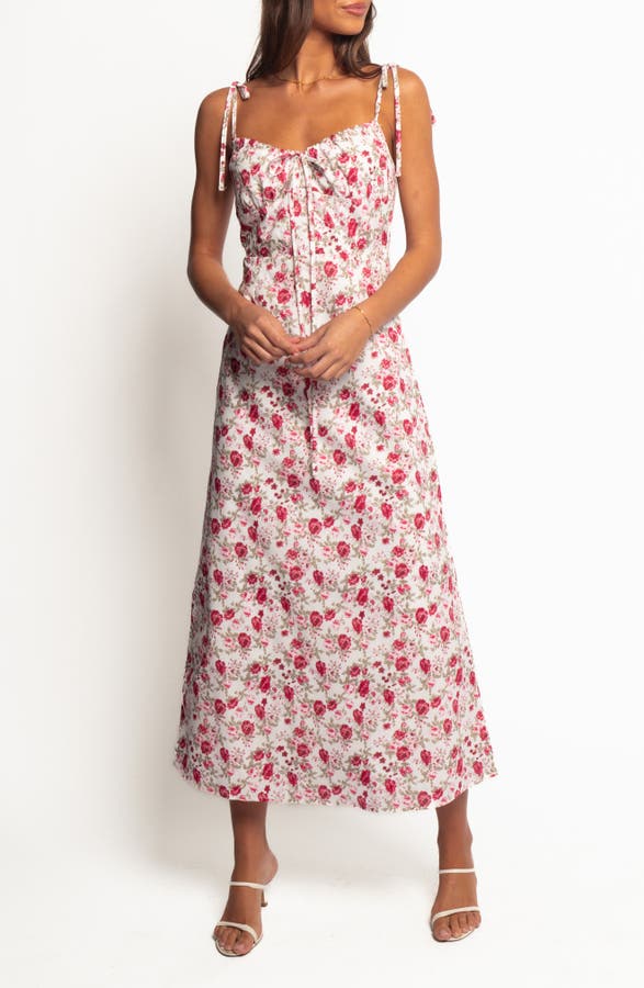 Imelda Tie Strap Midi Dress