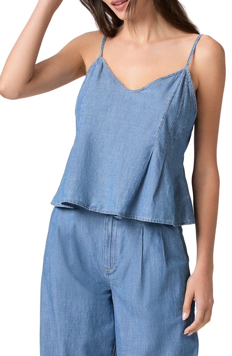 PAIGE Esther Chambray Camisole, Alternate, color, Azusa