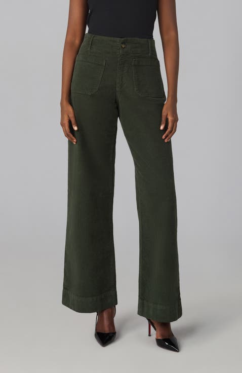 Colette High Rise Wide Leg Corduroy Jeans