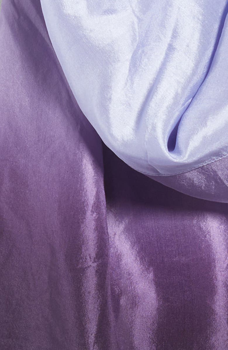 Eileen Fisher Ombré Silk Scarf, Alternate, color, Aubergine