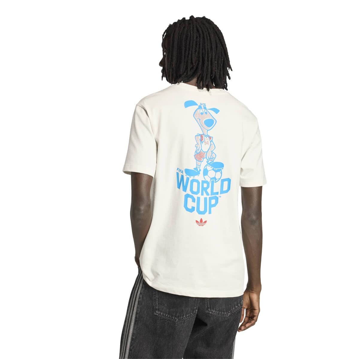 adidas Men's adidas White 1994 FIFA World Cup Striker Mascot T