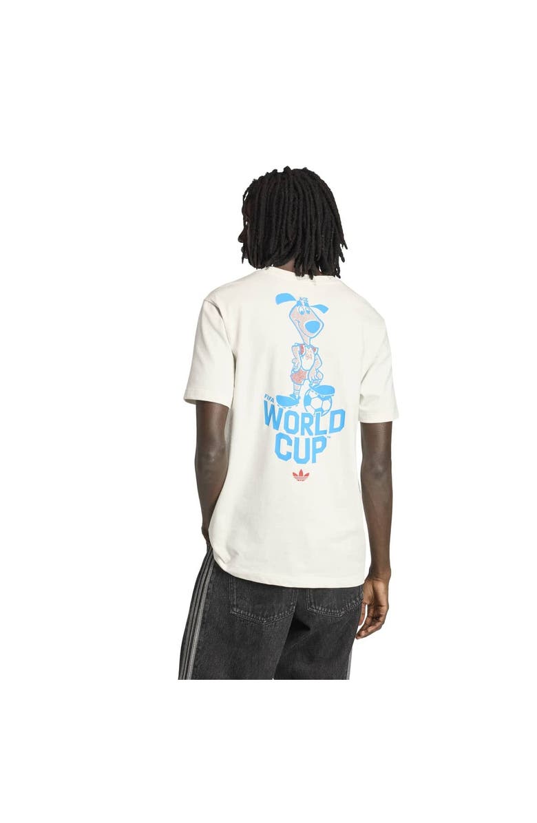 adidas Men's adidas  White 1994 FIFA World Cup Striker Mascot T-Shirt, Alternate, color, White