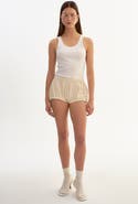 LAMARQUE Cleo | Faux Suede Bloomer Shorts
