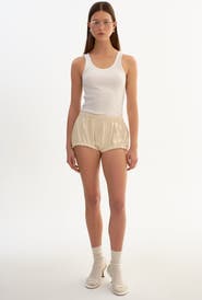LAMARQUE Cleo | Faux Suede Bloomer Shorts