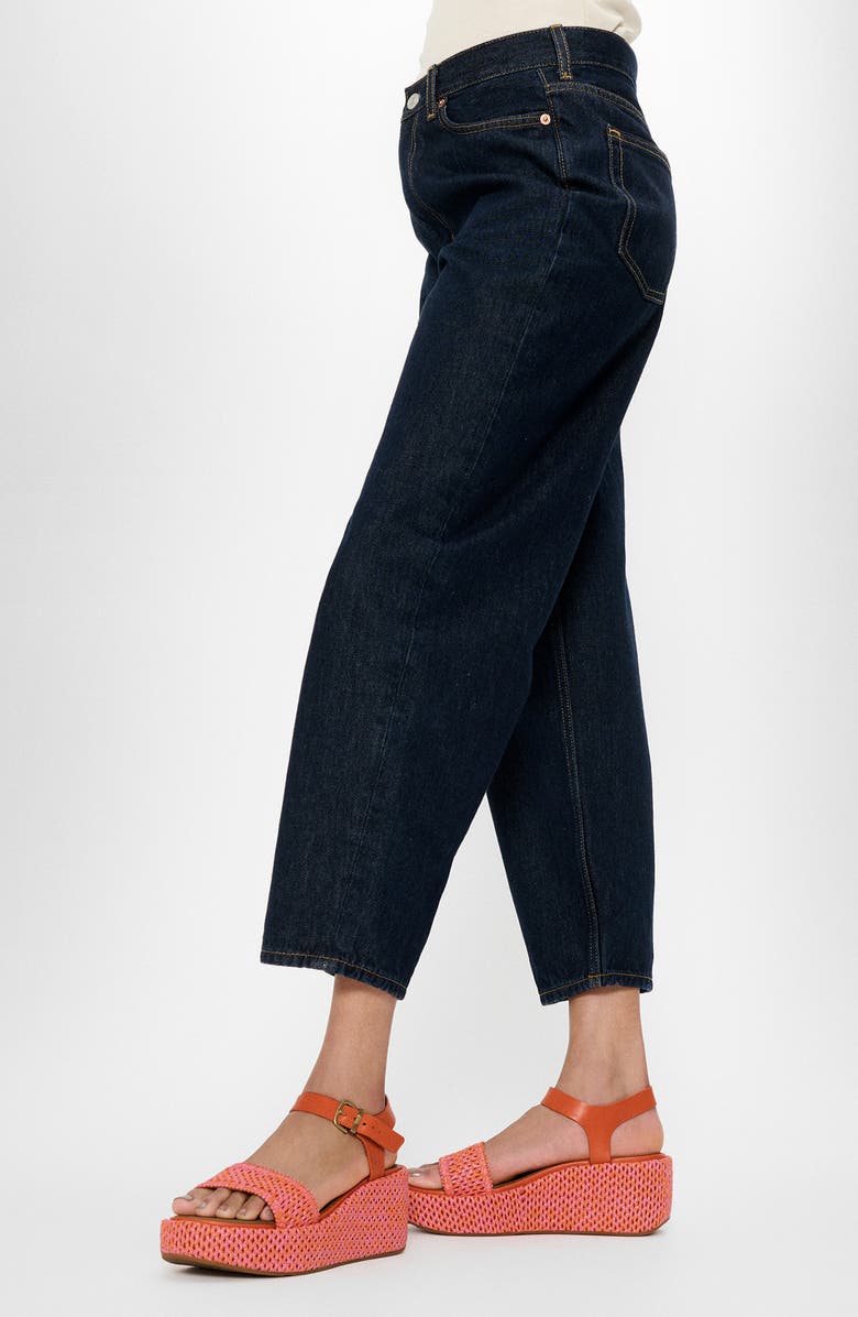 FitFlop PlatFForms Woven Ankle Strap Wedge Sandal, Alternate, color, Satsuma/Pink Perfect