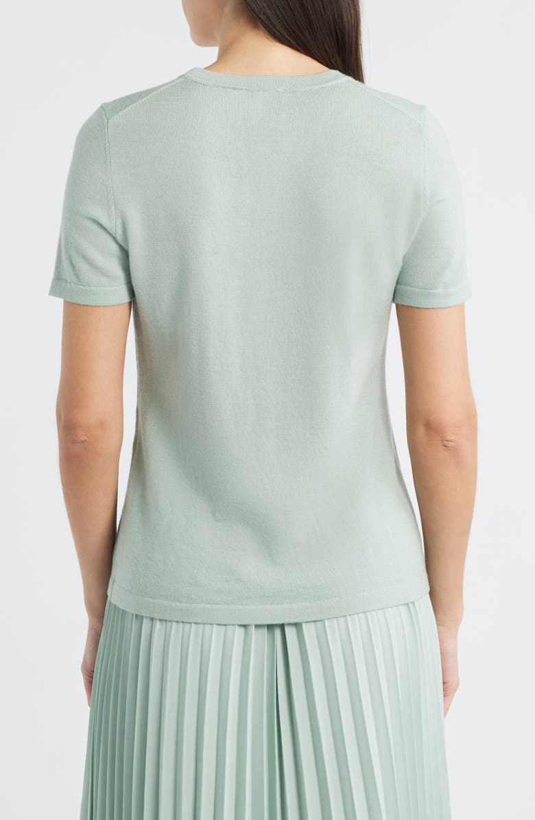 Anne Klein Luxe Merino Wool Sweater, Alternate, color, Soft Aloe