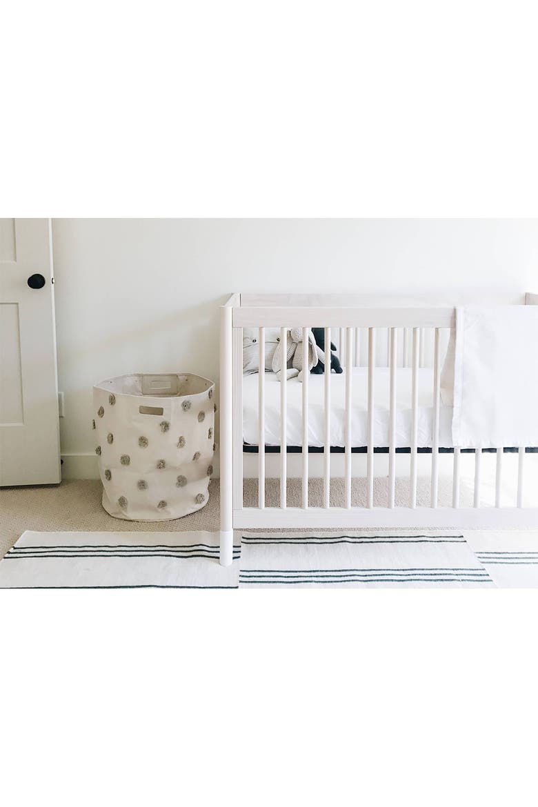 Viscose Baby Crib Sheet, Alternate, color, WHITE