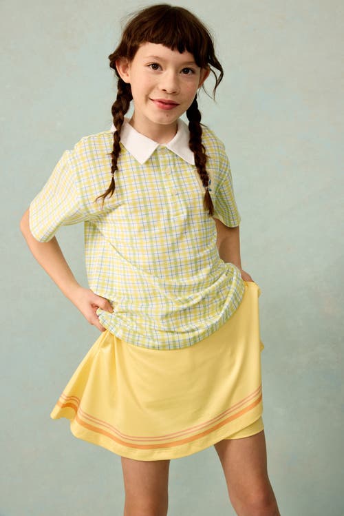 The Sunday Collective Performance Play Skort In Gold