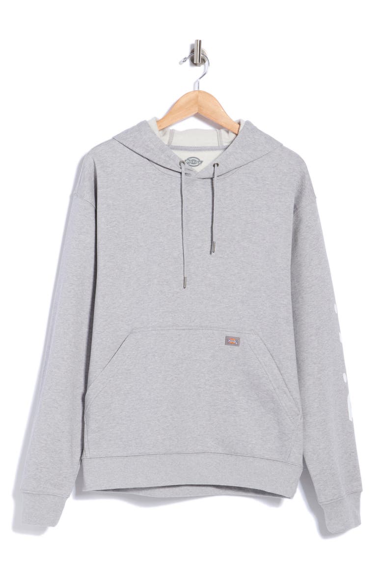 Tricolor Pullover Fleece, Main, color, HEATHER GRAY