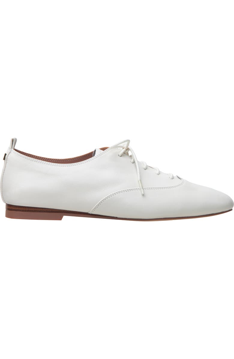 Linea Paolo Mirna Oxford Flat, Alternate, color, Ivory