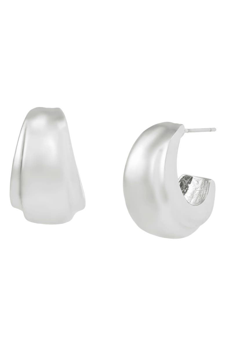 Robert Lee Morris Chubby Huggie Earrings, Main, color, 