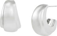 Robert Lee Morris Chubby Huggie Earrings