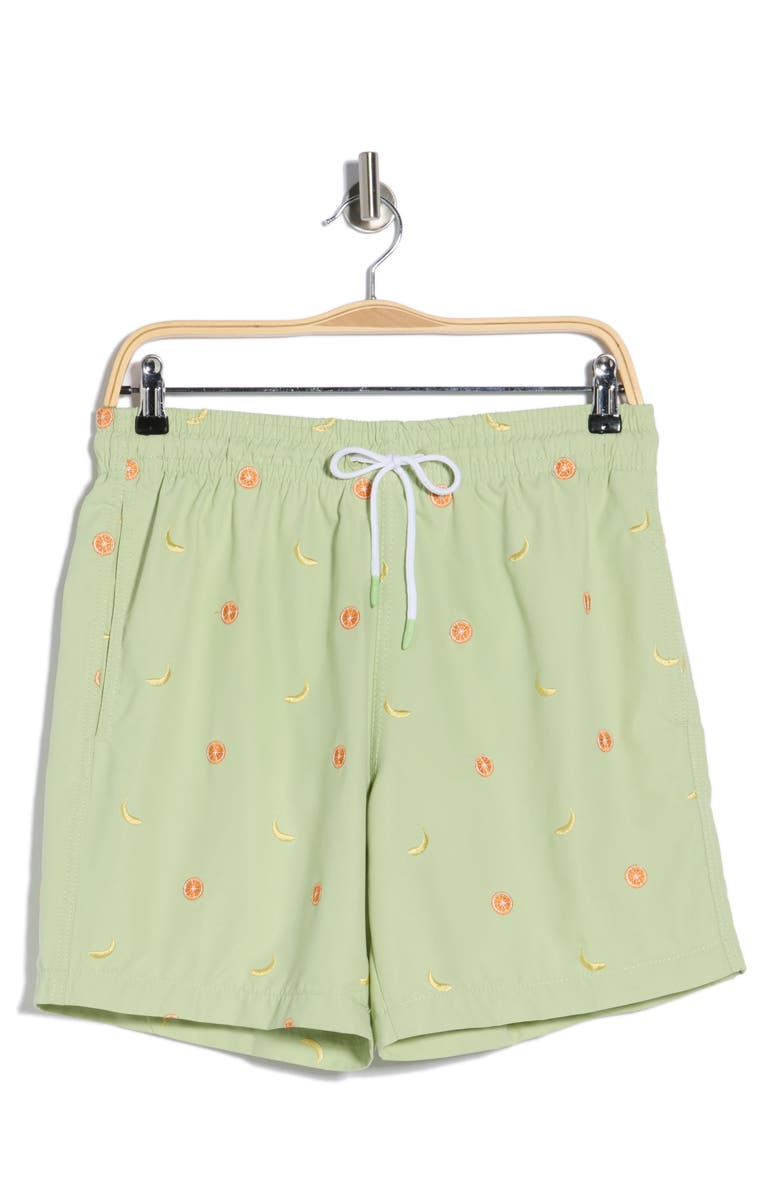 Trunks Surf & Swim Co. Sano 6.5-Inch Swim Shorts, Main, color, Margarita