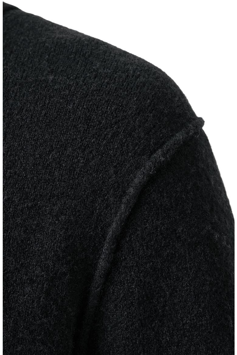 Statten Polo Sweater, Alternate, color, BLACK