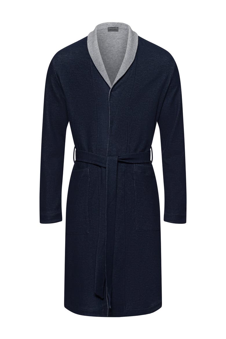Cozy Living Recycled Cotton Robe, Main, color, Notte