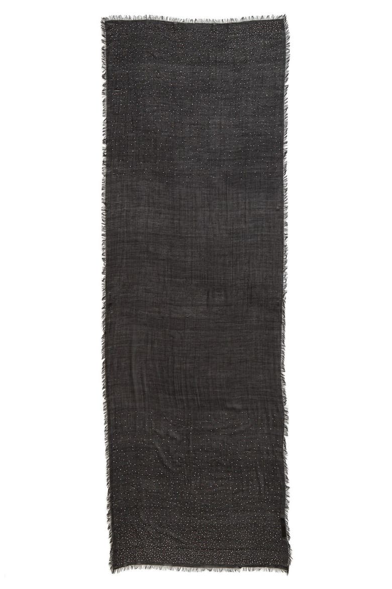BCBGeneration 'Diamante' Studded Wrap, Alternate, color, BLACK